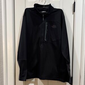 The North Face Men's Black Performance 1/4 zip